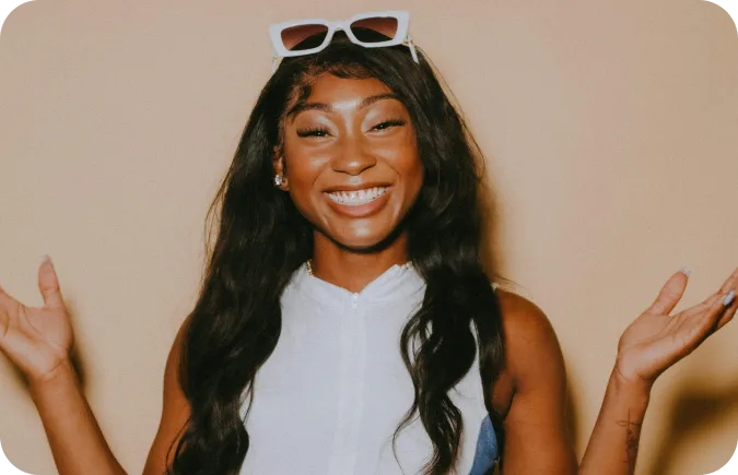 Folashade at her fashion business